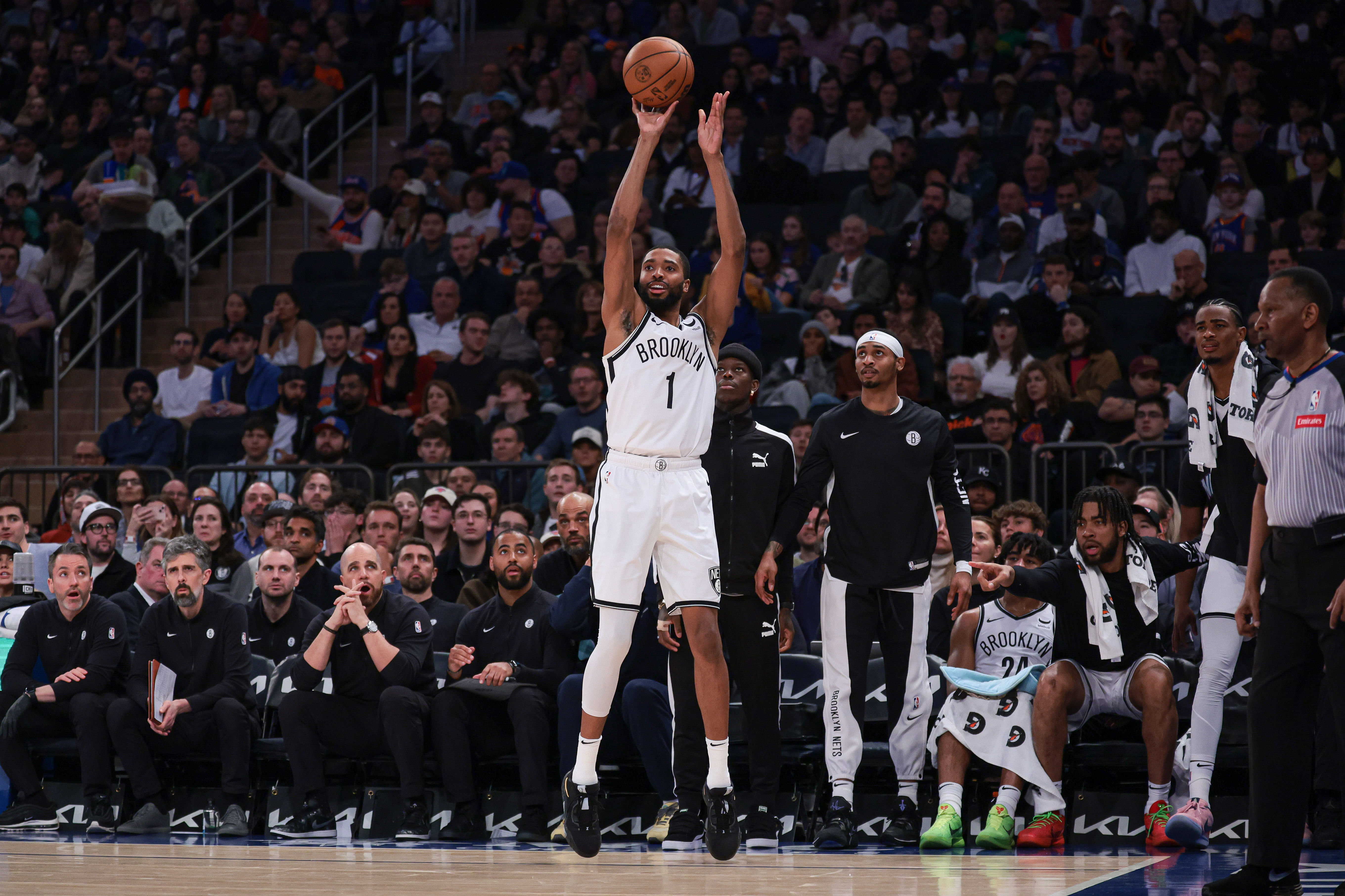 Brooklyn Nets forward Mikal Bridges